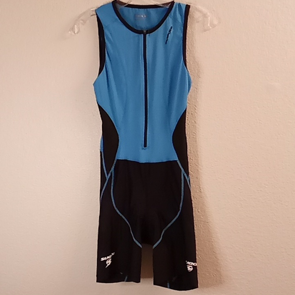 SUGIOI Cycling Biking Active Wear Size SP Small Petite Black-Blue Colors B16